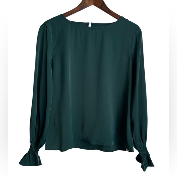 Cupshe Tops - Cupshe Dark Green Long sleeved Blouse - M - NWT